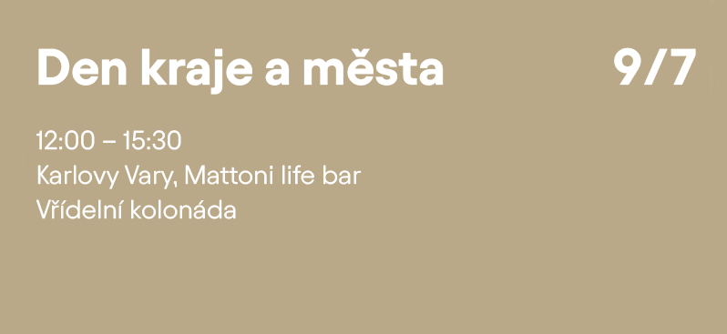 Den kraje a města na festivalu