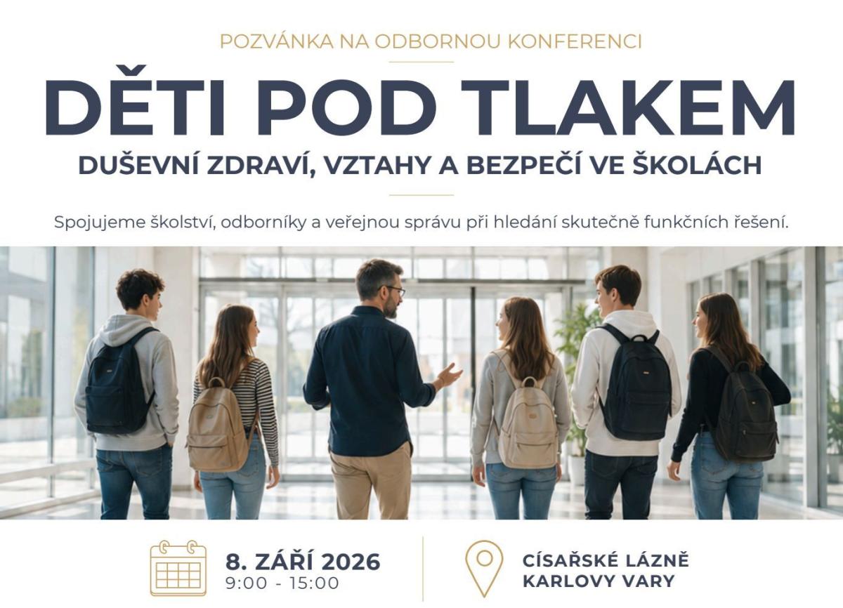 Děti pod tlakem_pozvánka na koncferenci