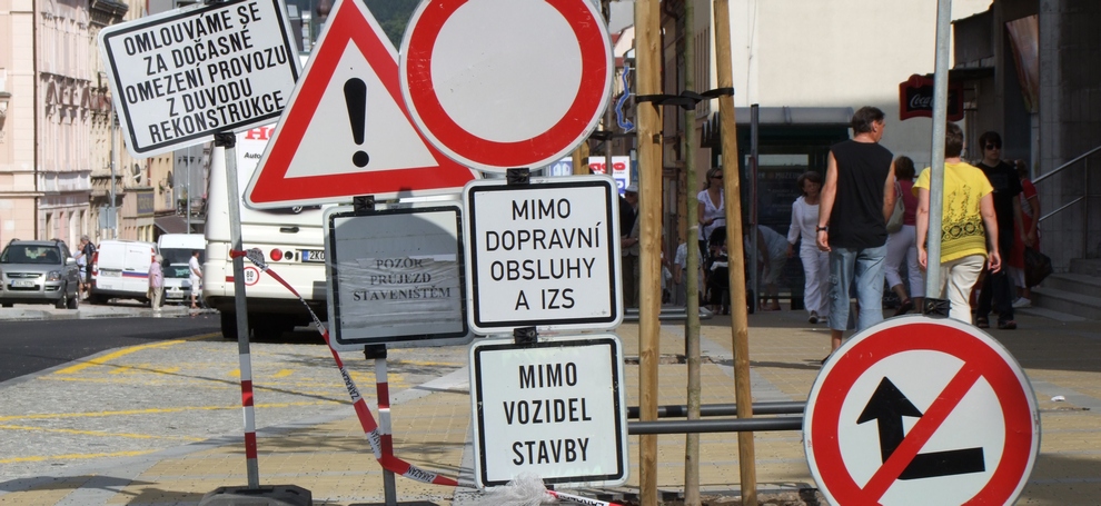 Značky dopravní omezení