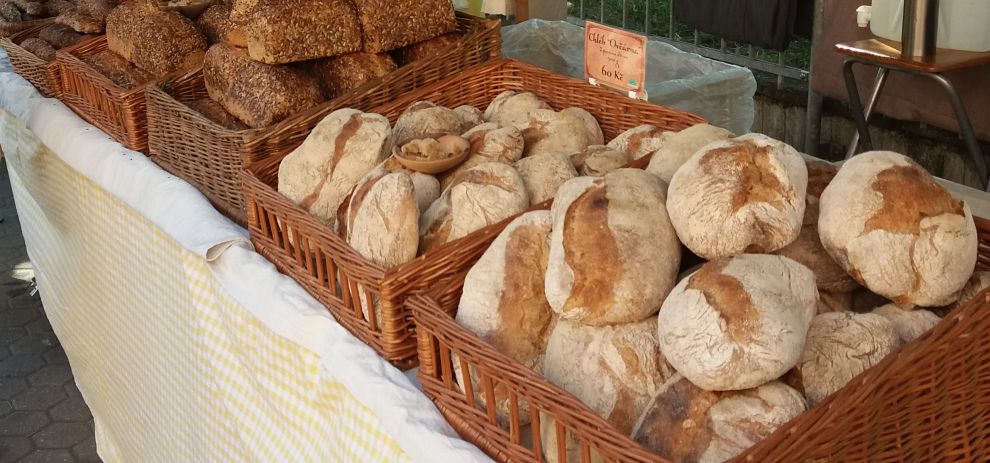 Chléb na farmářských trzích