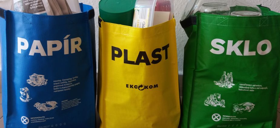 tašky na třídění odpadu