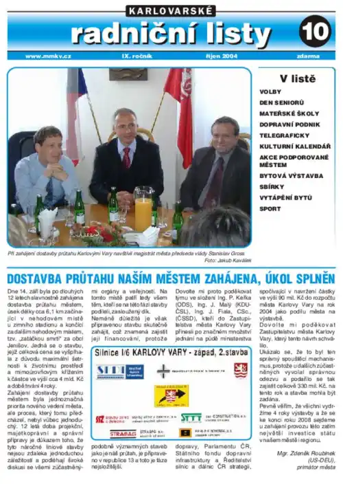 Karlovarské radniční listy 10/2004