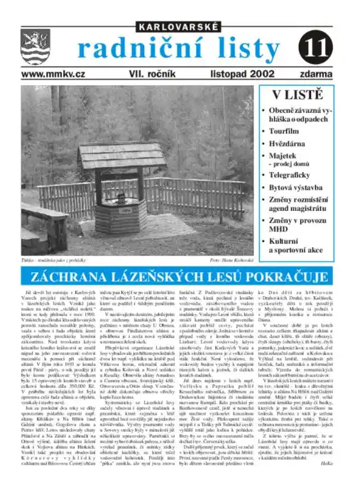 Karlovarské radniční listy 11/2002