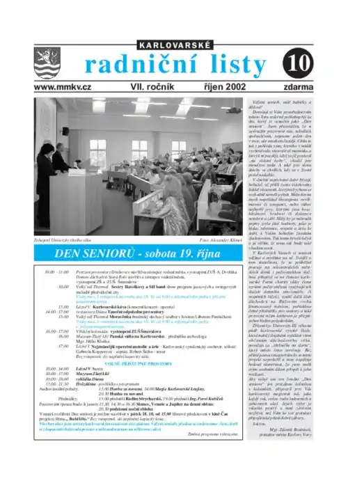Karlovarské radniční listy 10/2002