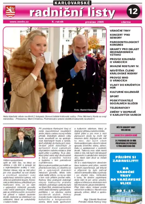 Karlovarské radniční listy 12/2005