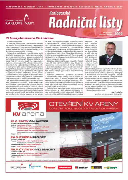 Karlovarské radniční listy 06/2009