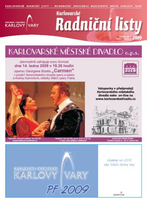 Karlovarské radniční listy 01/2009