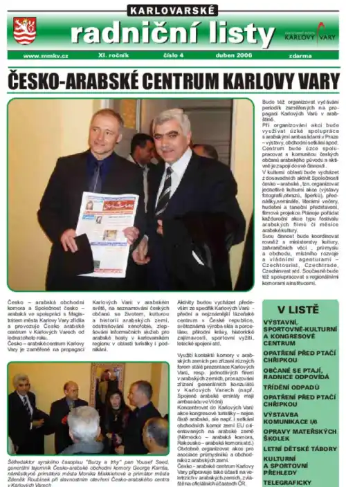 Karlovarské radniční listy 04/2006