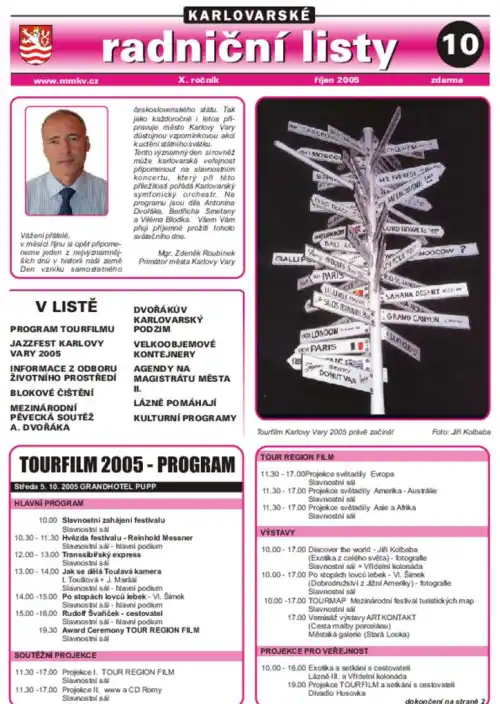 Karlovarské radniční listy 10/2005