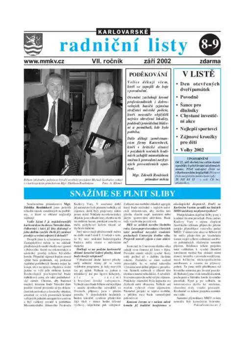 Karlovarské radniční listy 08/2002