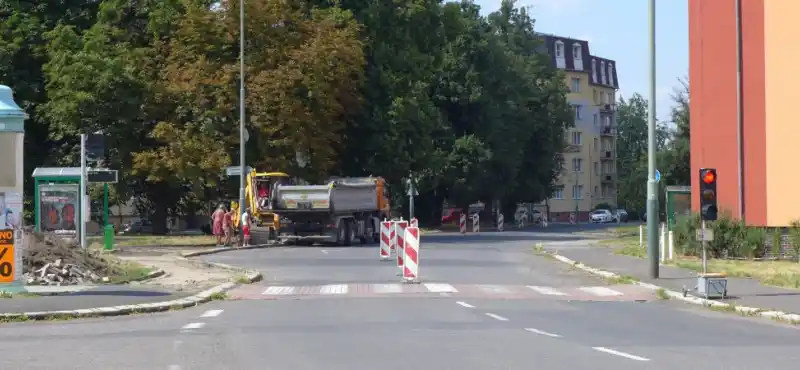 Šumavská ulice_oprava komunikace