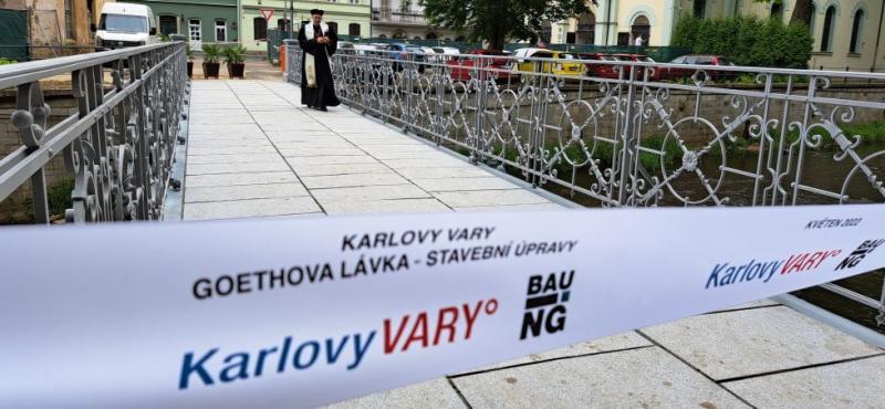 Goethova lávka s páskou