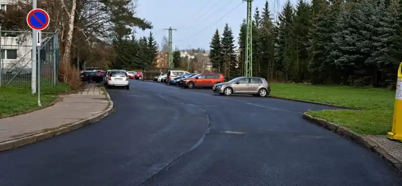 Úvalská po opravě povrchu