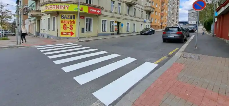 přechod pro chodce Celní