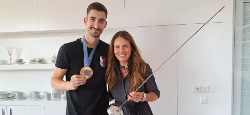Bronzový olympionik Martin Rubeš u primátorky města