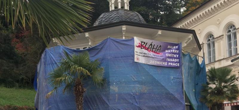 renovace altánu Svoboda