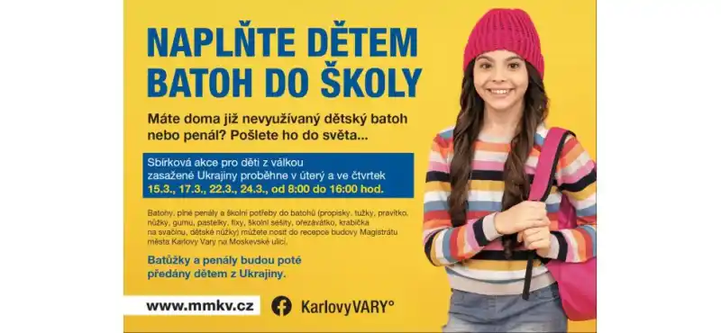 Naplňte dětem batoh do školy