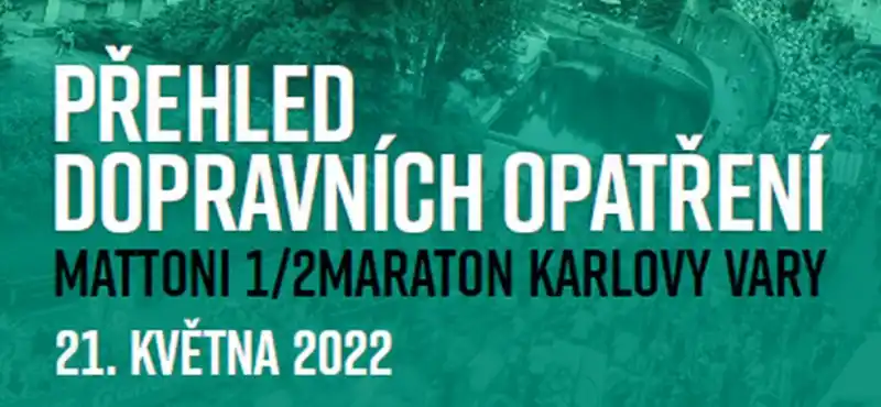 dopravní omezení při půlmaratonu