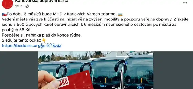 Podvodná zpráva