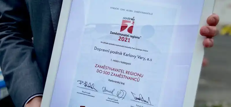 Ocenění zaměstnavatel regionu
