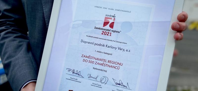 Ocenění zaměstnavatel regionu