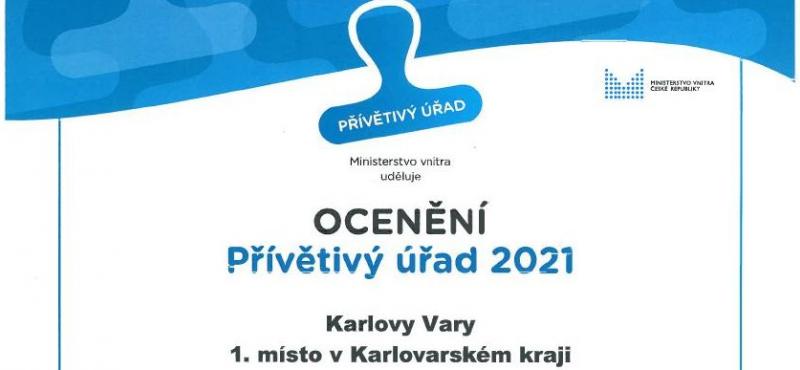 Přívětivý úřad diplom