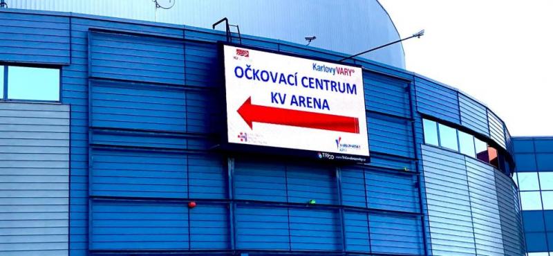 očkovací centrum KV Arena