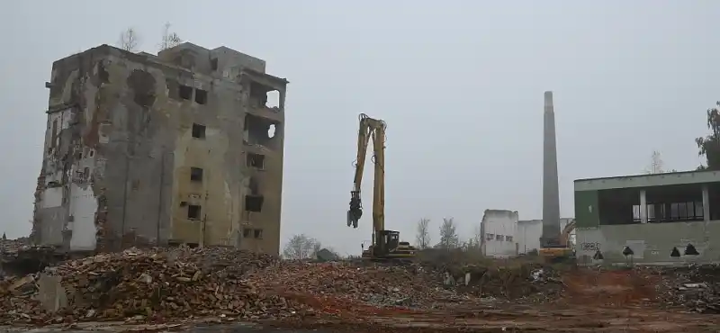 Demolice karlovarského pivovaru