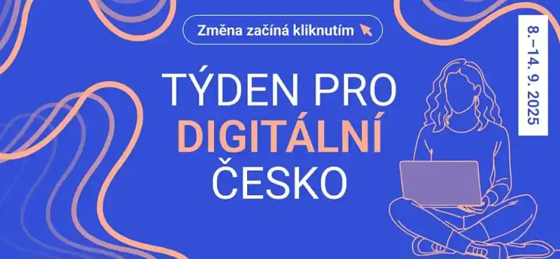 Vizuál Týdne pro Digitální Česko
