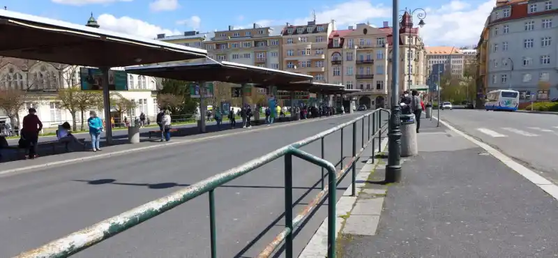 Prostor Tržnice před zahájením oprav