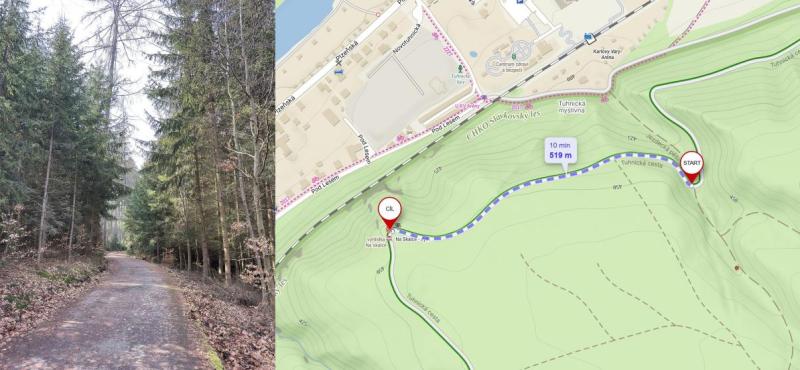 uzavírka Tuhnické stezky