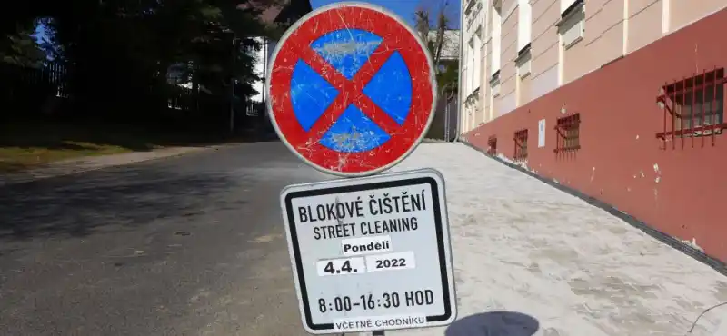 značka blokové čištění