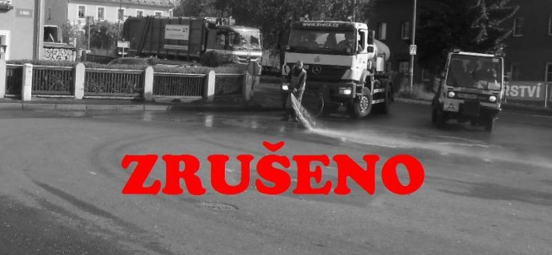 Blokové čištění města zrušeno