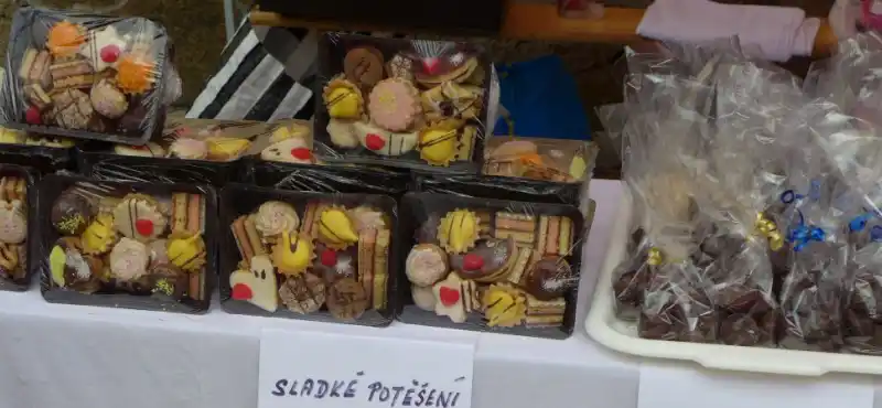 cukroví na farmářských trzích