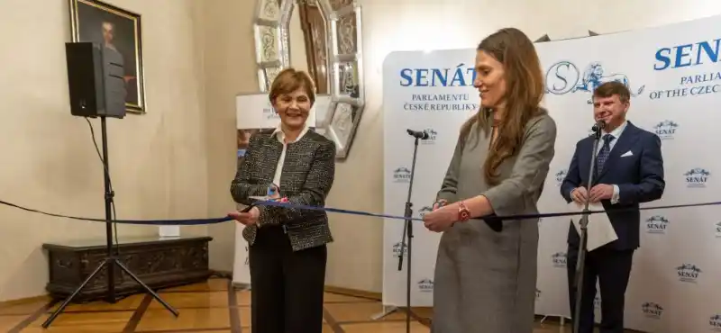 zahájení výstavy v Senátu