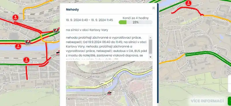 nehoda autobusu