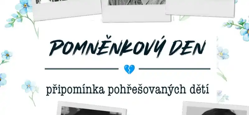 Nápis Pomněnkový den
