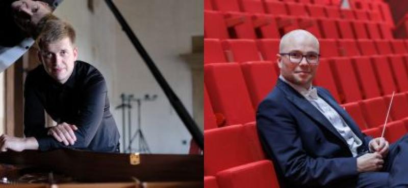 Marek Kozák – klavír Ondřej Vrabec – šéfdirigent KSO