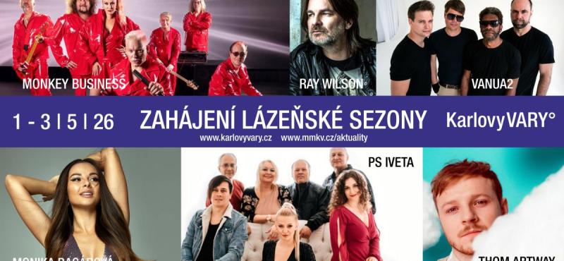 koncerty při zahájení lázeňské sezóny