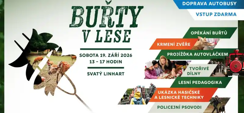 BUŘTY V LESE PLAKÁT