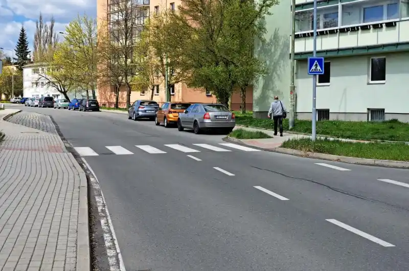 přechod pro chodce Okružní