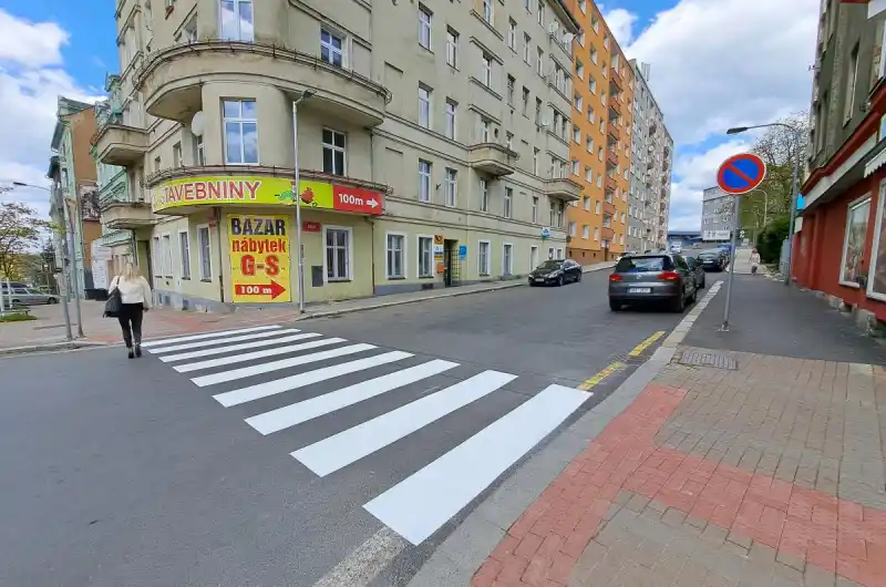 přechod pro chodce Celní