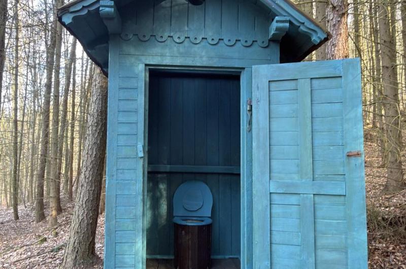 lesní toaleta po rekonstrukci