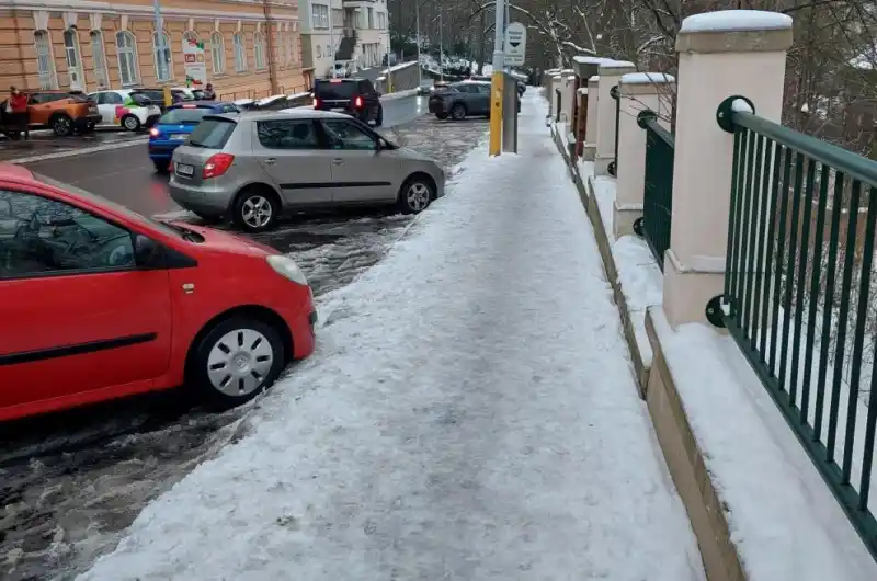 výpadek zimní údržby