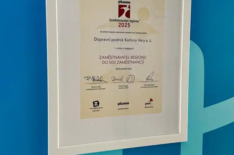 DPKV Zaměstnavatel roku