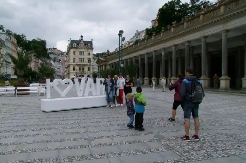 3D nápis I love Karlovy Vary
