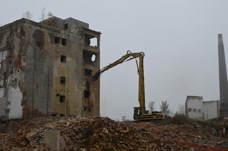 Demolice karlovarského pivovaru