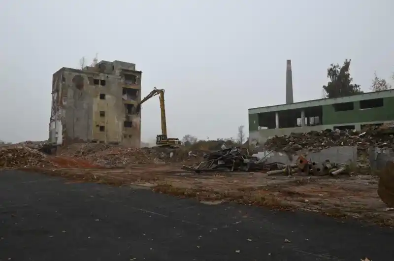 Demolice karlovarského pivovaru