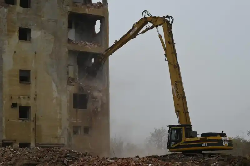 Demolice karlovarského pivovaru