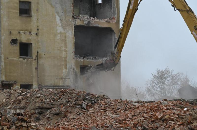 Demolice karlovarského pivovaru